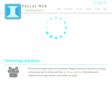 Tablet Screenshot of pallaswebdevelopment.com